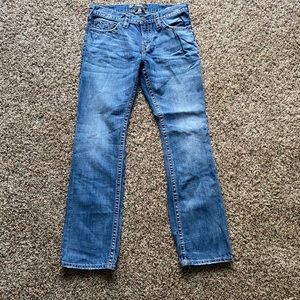 Silver Jeans *Nash* men’s faded denim blue jeans
